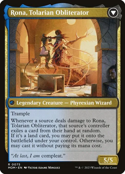 Rona, Herald of Invasion // Rona, Tolarian Obliterator - Foil