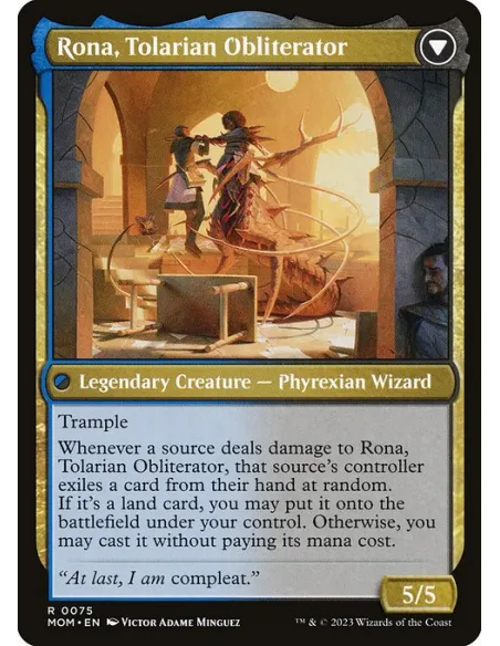 Rona, Herald of Invasion // Rona, Tolarian Obliterator - Foil