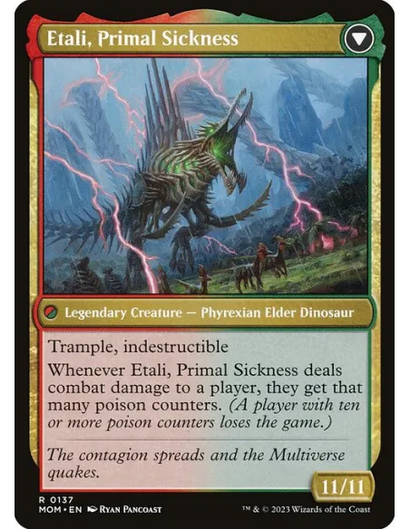 Etali, Primal Conqueror // Etali, Primal Sickness - Foil