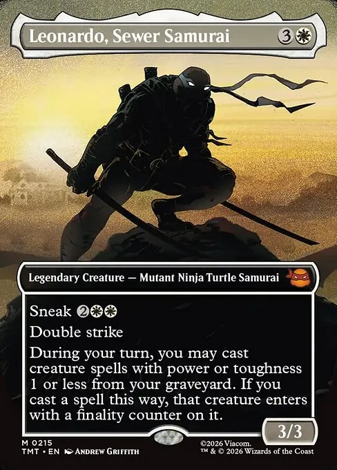 Leonardo, Sewer Samurai - Foil
