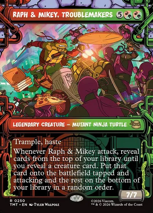 Raph & Mikey, Troublemakers - Foil