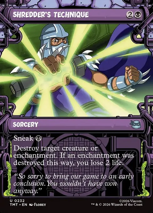 Shredder's Technique - Foil