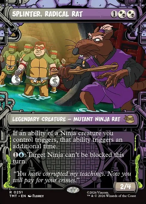 Splinter, Radical Rat - Foil