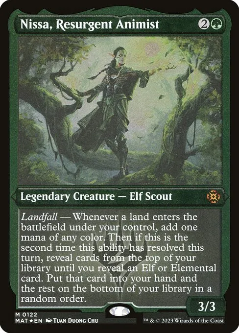 Nissa, Resurgent Animist - Foil