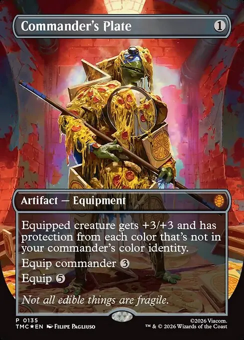 Commander's Plate - Foil