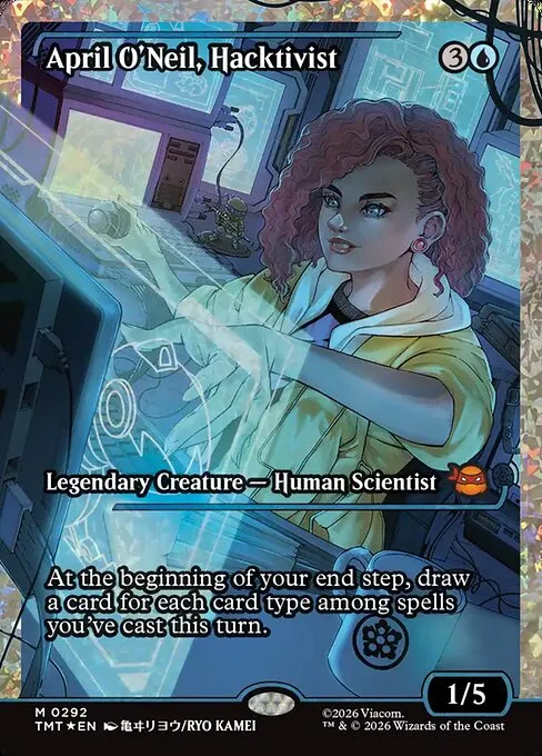 April O'Neil, Hacktivist - Foil