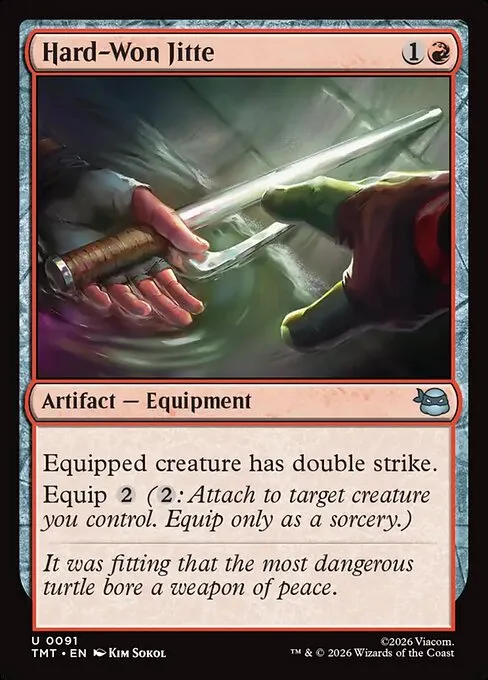 Hard-Won Jitte - Foil