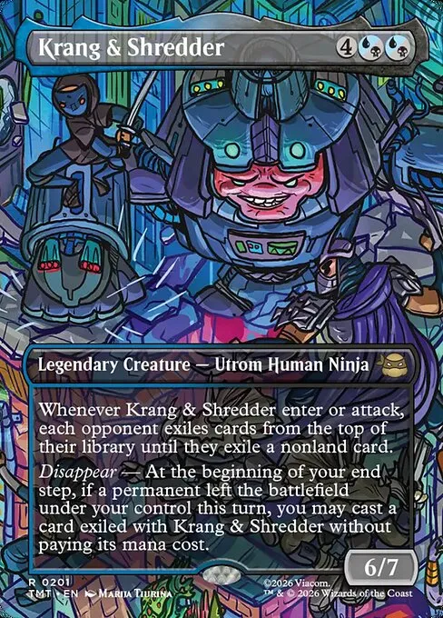 Krang & Shredder - Foil