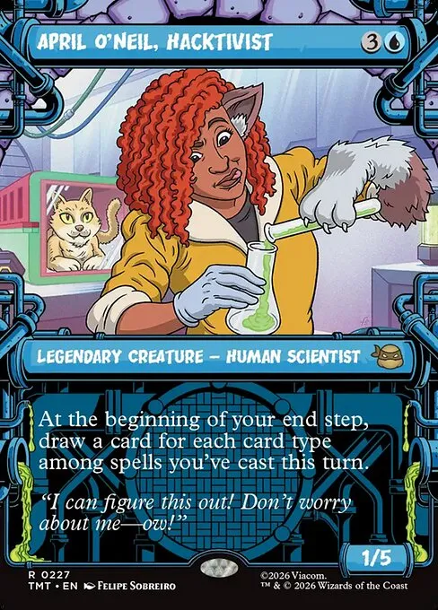 April O'Neil, Hacktivist - Foil
