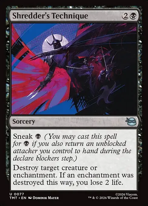 Shredder's Technique - Foil