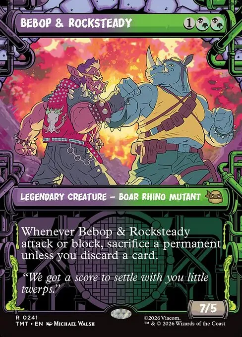 Bebop & Rocksteady - Foil