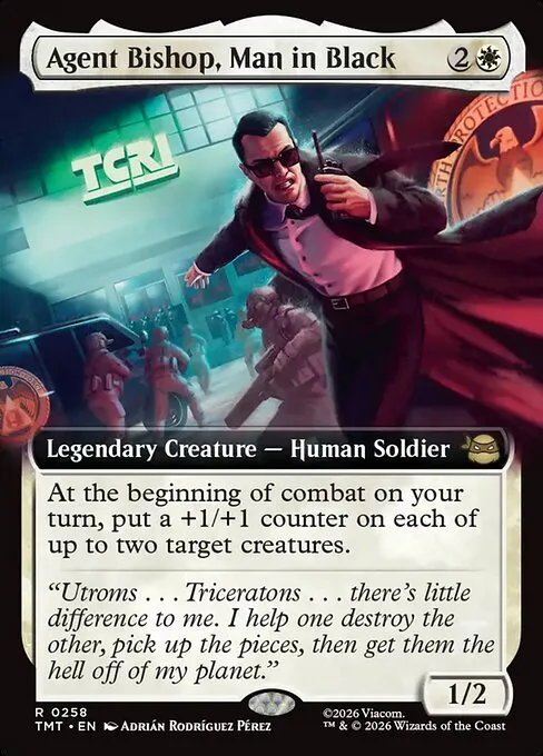 Agent Bishop, Man in Black - Foil