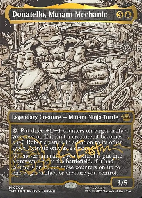 Donatello, Mutant Mechanic - Foil