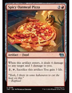 Spicy Oatmeal Pizza - Foil
