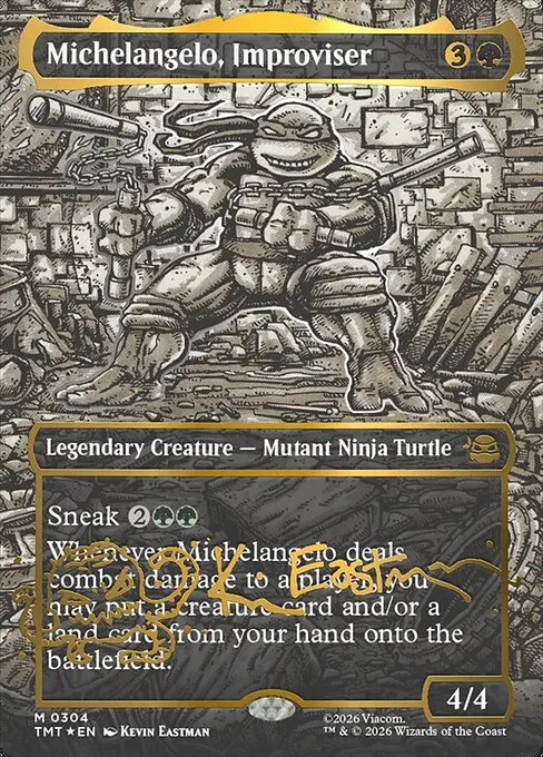 Michelangelo, Improviser - Foil