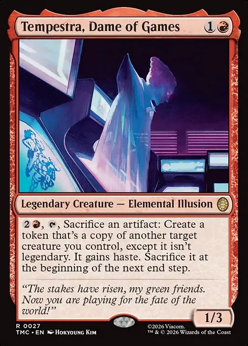 Tempestra, Dame of Games - Foil