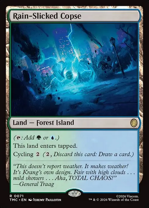 Rain-Slicked Copse - Foil