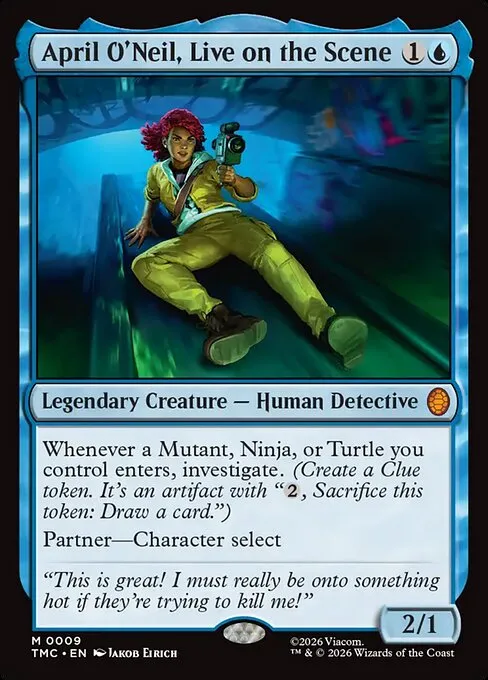 April O'Neil, Live on the Scene - Foil