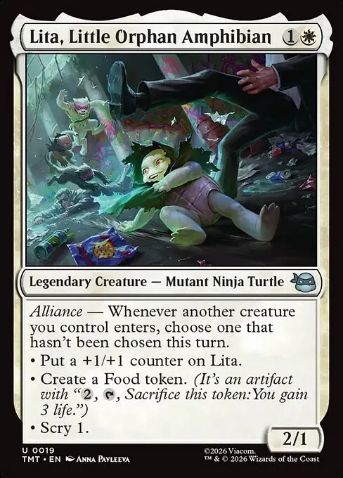 Lita, Little Orphan Amphibian - Foil