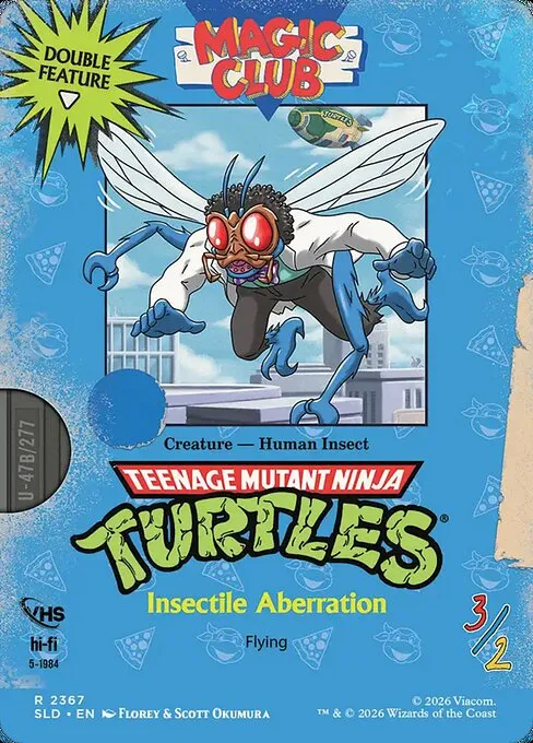 Delver of Secrets // Insectile Aberration - Foil