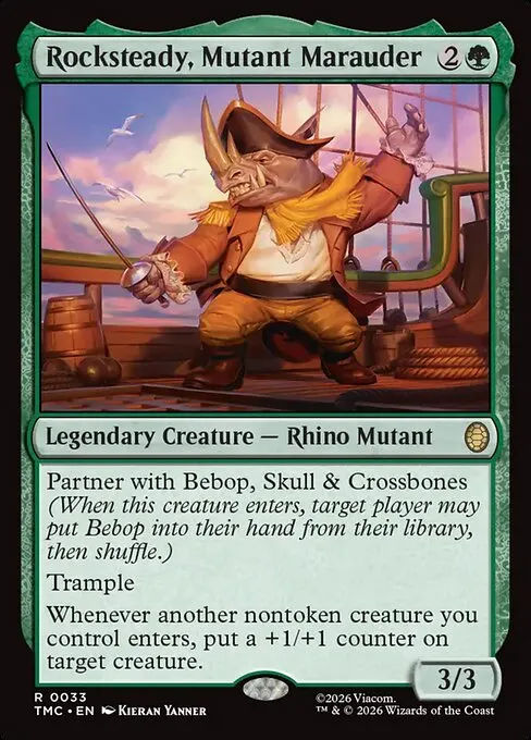 Rocksteady, Mutant Marauder - Foil