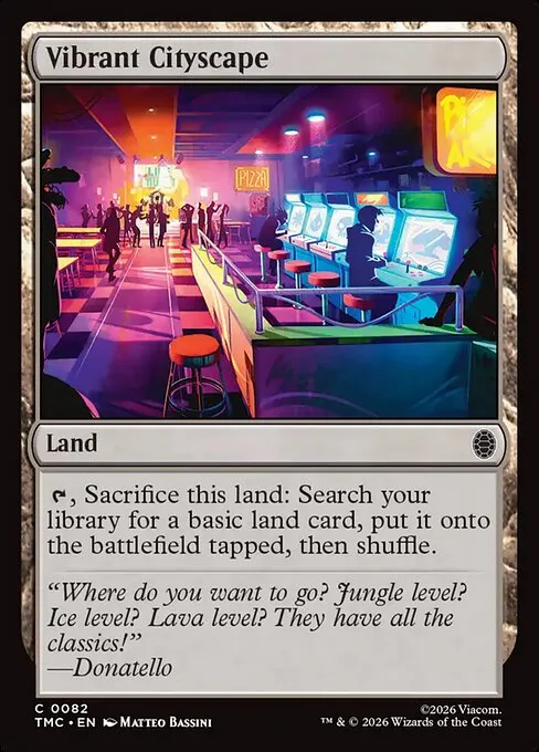 Vibrant Cityscape - Foil