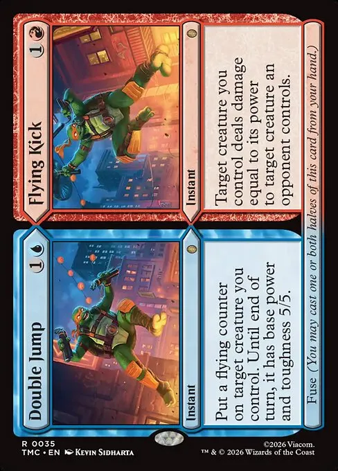 Double Jump // Flying Kick - Foil