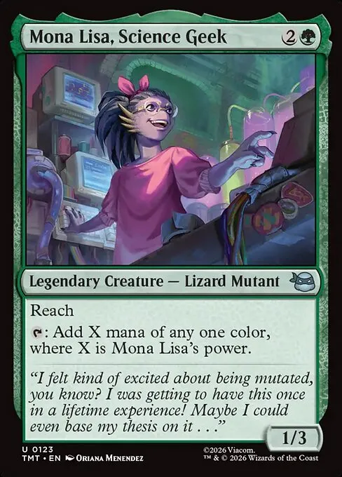Mona Lisa, Science Geek - Foil