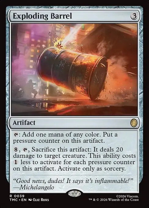 Exploding Barrel - Foil