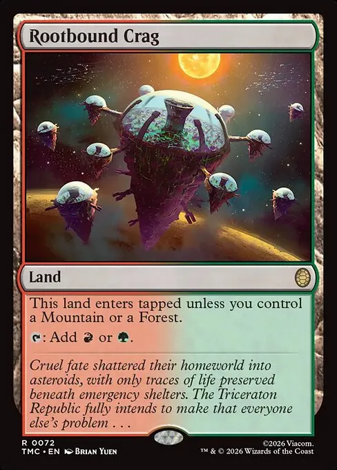 Rootbound Crag - Foil
