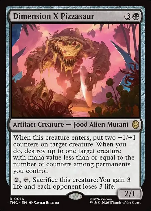 Dimension X Pizzasaur - Foil