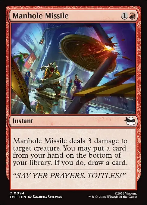 Manhole Missile - Foil