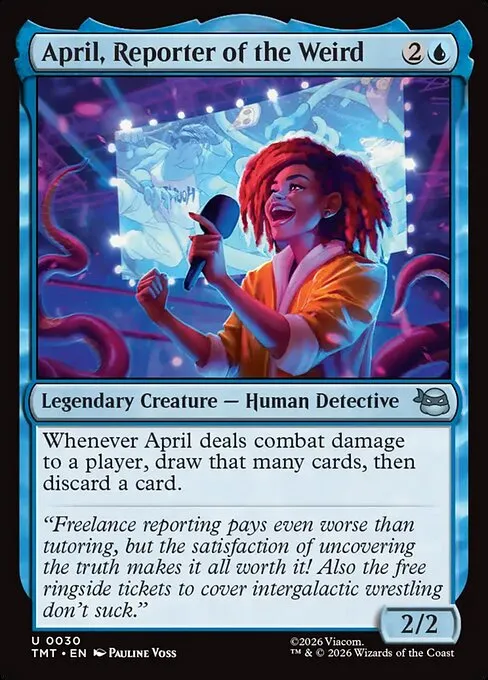 April, Reporter of the Weird - Foil