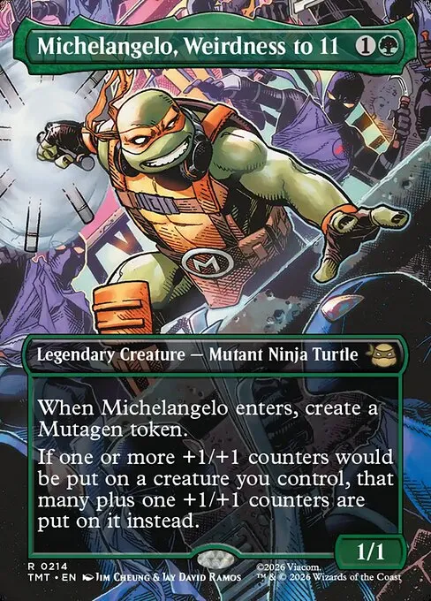 Michelangelo, Weirdness to 11 - Foil