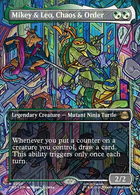 Mikey & Leo, Chaos & Order - Foil