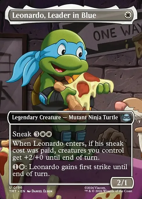 Leonardo, Leader in Blue - Foil