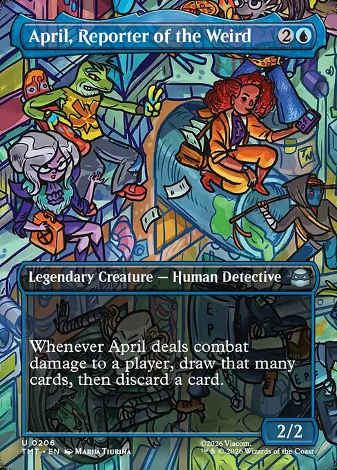 April, Reporter of the Weird - Foil