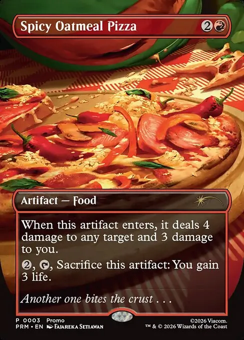 Spicy Oatmeal Pizza - Foil