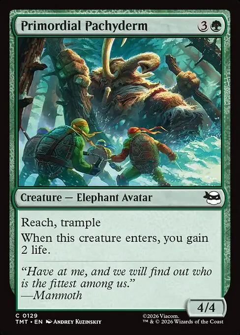 Primordial Pachyderm - Foil