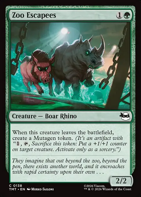Zoo Escapees - Foil
