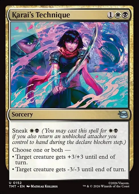 Karai's Technique - Foil