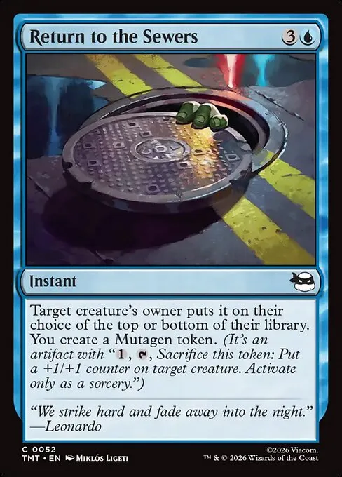 Return to the Sewers - Foil