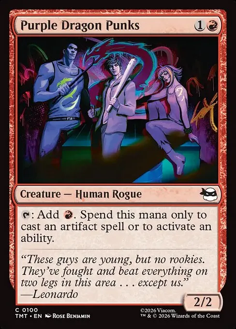 Purple Dragon Punks - Foil