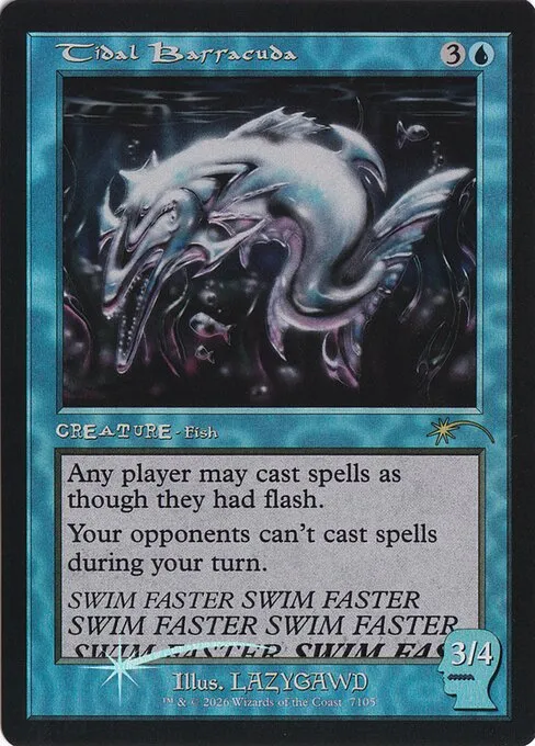 Tidal Barracuda - Foil