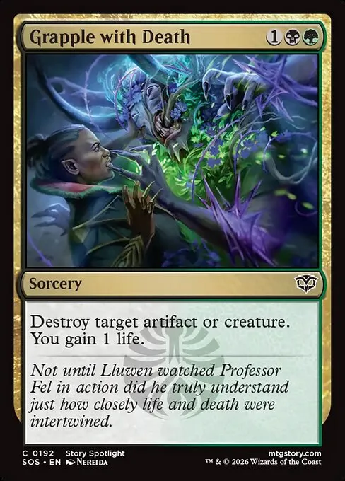 Grapple with Death - Foil