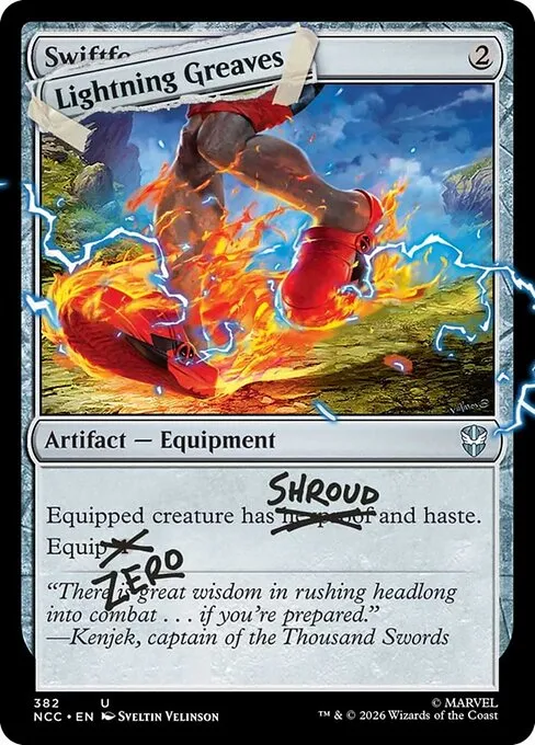 Lightning Greaves - Foil