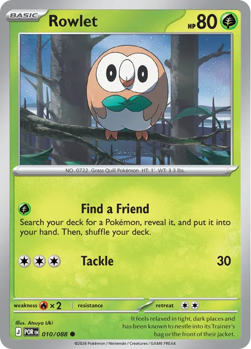 Rowlet - Reverse Holo