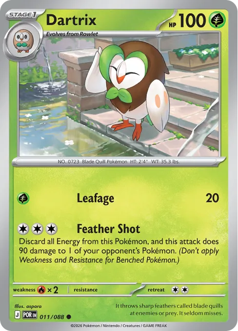 Dartrix - Reverse Holo