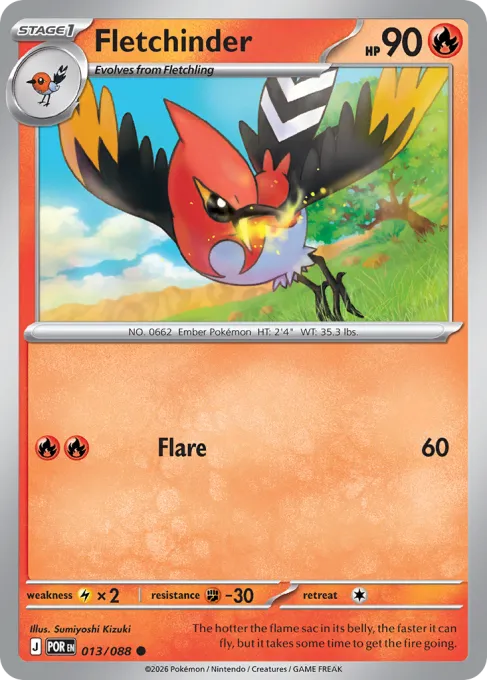 Fletchinder - Reverse Holo