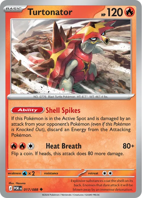 Turtonator - Reverse Holo